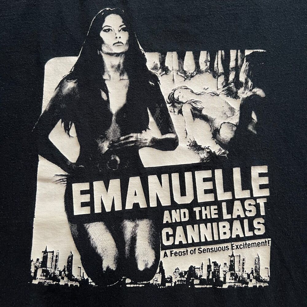 RARE Vintage Emanuelle and the Last Cannibals Exploitation Movie Shirt - Picture 4 of 9